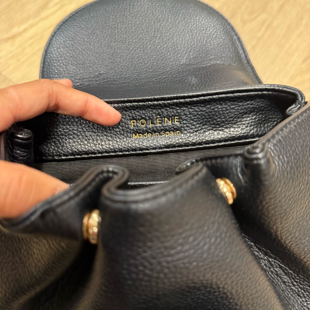 Polene numero leather mini bag - Picture 3 of 8